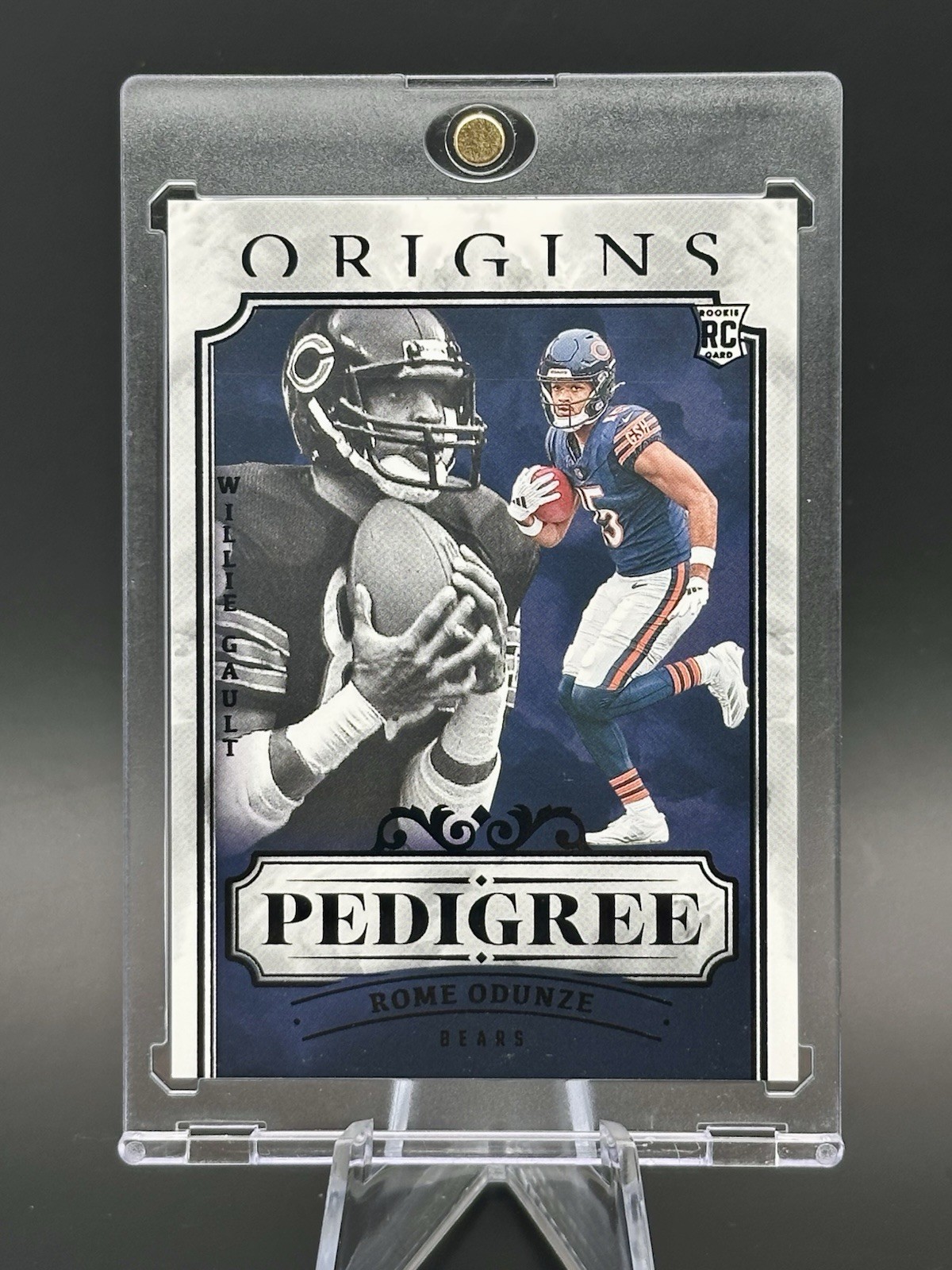2024 Origins Pedigree Rome Odunze RC Rookie Willie Gault Case Hit  #3 Bears