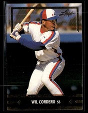 1991 Leaf Wil Cordero #BC3 Gold Rookies