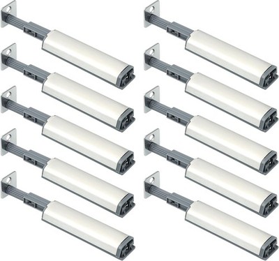 10 Pack SUS304 Stainless Steel Push to Open Cabinet Drawer Touch Latches