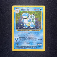 WOTC Blastoise Base Set 2/102 Holo Rare English 100HP