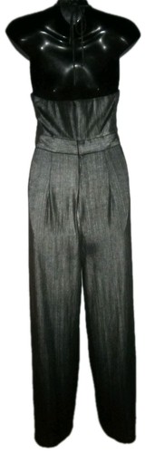 Katie May Revolve Gray Metallic Never Cross Jumpsuit Size small - Picture 4 of 7