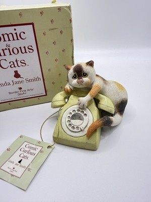 Comic Curious Cats - Linda Jane Smith -  Miss You  New, original box very rare 