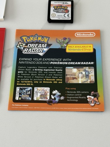 Pokémon White Version 2 Nintendo DS Mint CIB Complete with Inserts (European) - Picture 7 of 12