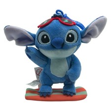 Disney Stitch Surfing 5  Plush Doll Keychain Toy Stuffed Animal Potdemiel