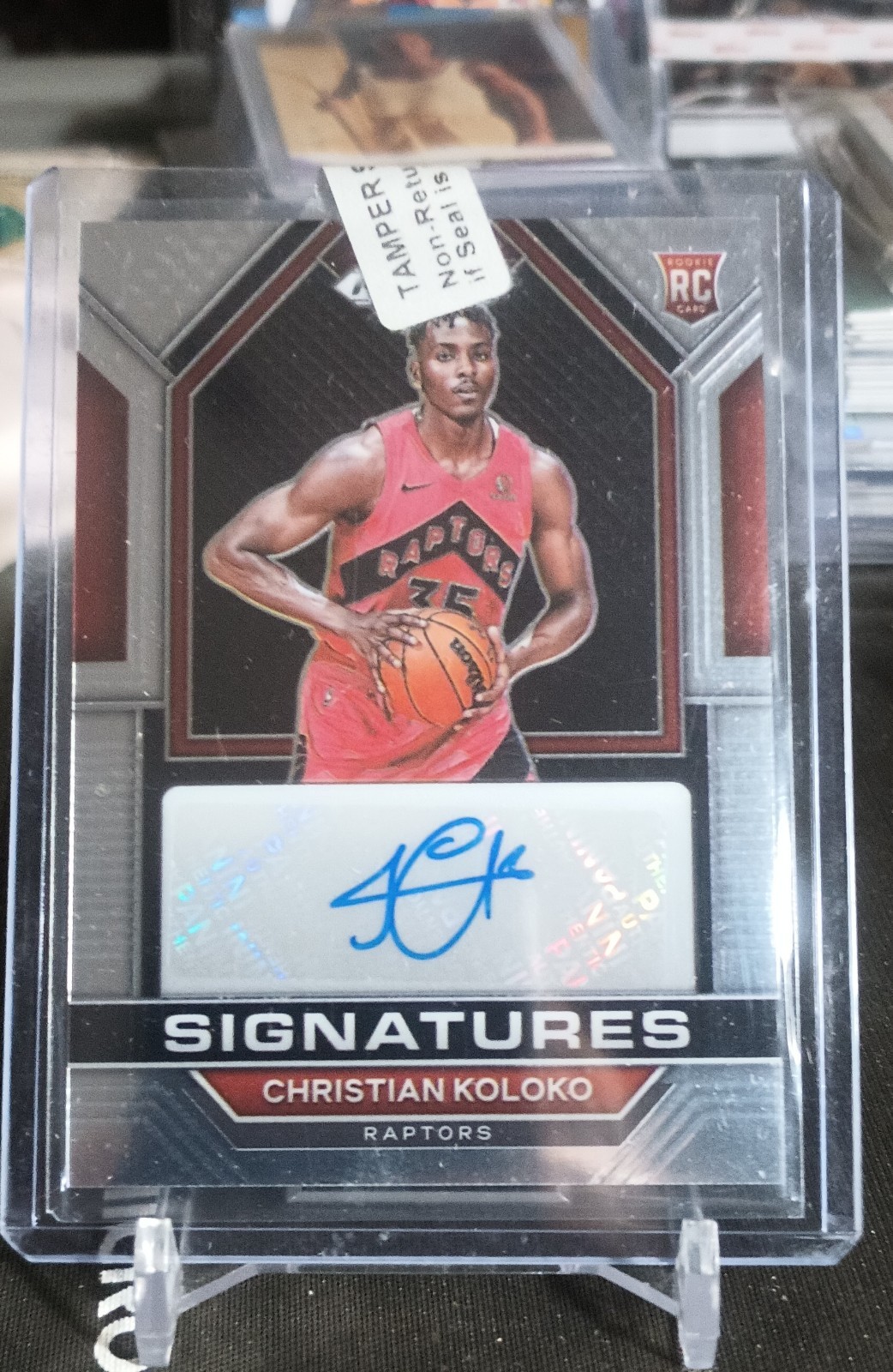 2022-23 Panini Prizm - Rookie Signatures Christian Koloko #RSI-CHK Silver Prizm