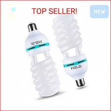 EMART Full Spectrum Light Bulb, 105W Spiral CFL 5500k Daylight for Softbox Light