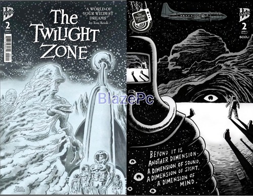 The Twilight Zone #2 Cubierta Variante A B Conjunto Opciones IDW Publicación Preventa 19/11 - Imagen 4 de 5