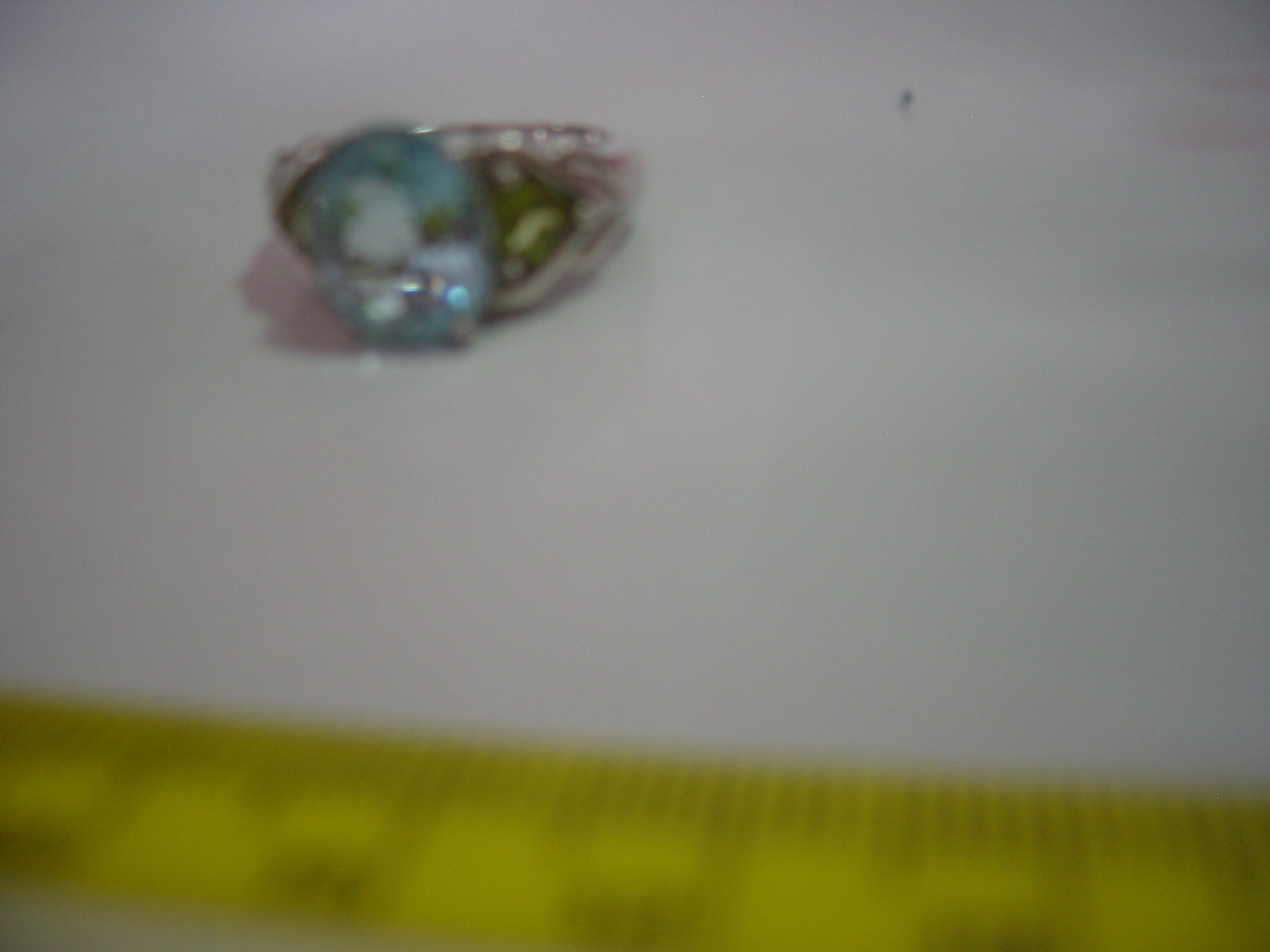 superb Solid Silver chunky Ring-superb swiss blue… - image 16