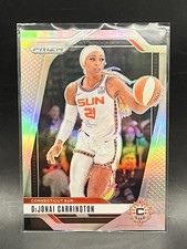 2024 Panini Prizm WNBA #118 DiJonai Carrington Silver Prizm - Connecticut Sun