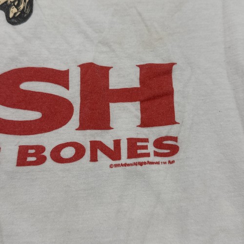 Vintage Rush Roll The Bones Why Are We Here? 1991 Tour Tee Large L - Picture 2 of 13