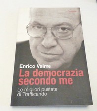 Libro Enrico Vaime - La democrazia secondo me - Usato - Buone Condizioni 
