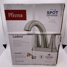 Pfister Ladera 4 in. Centerset 2-Handle Bathroom Faucet Brushed Nickel - NEW