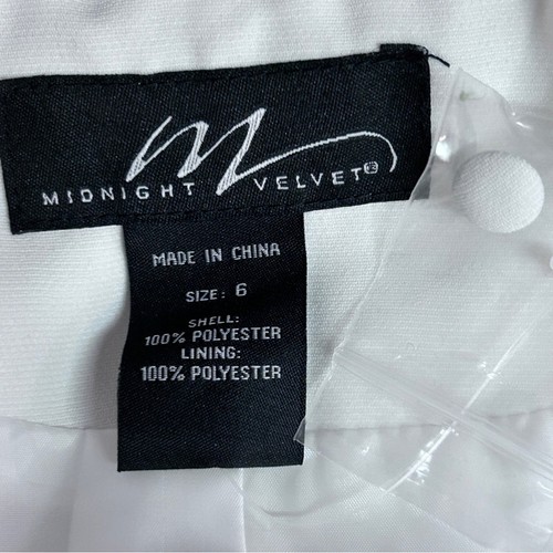 Größe 6 weiß limette Mitternacht Samt Karriere Cocktail formell Party Jacke Kleid Anzug - Bild 14 von 16