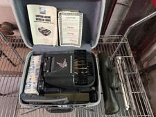 Vintage Stenograph Shorthand Machine w/ Case, Manual, Key & Accessories – Untest
