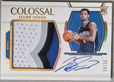 2021-22 National Treasures Jalen Suggs Colossal 4 Color Patch auto 19/25 #CM-JSG