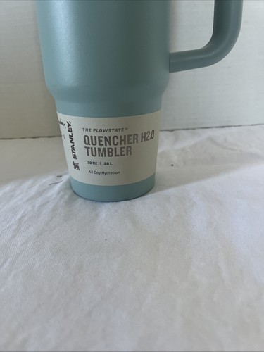 Stanley Flowstate Quencher H2.0 Seafoam Blue Tumbler with Straw 30oz - Picture 2 of 3
