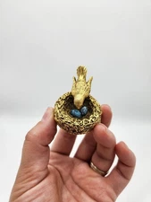 Vintage Max Factor Hypnotique Spring Song Bird Nest Perfume Compact