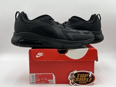 Nike Air Max 200 Triple Black 2019 Size 13 Authentic Trainer Runner Low  Used