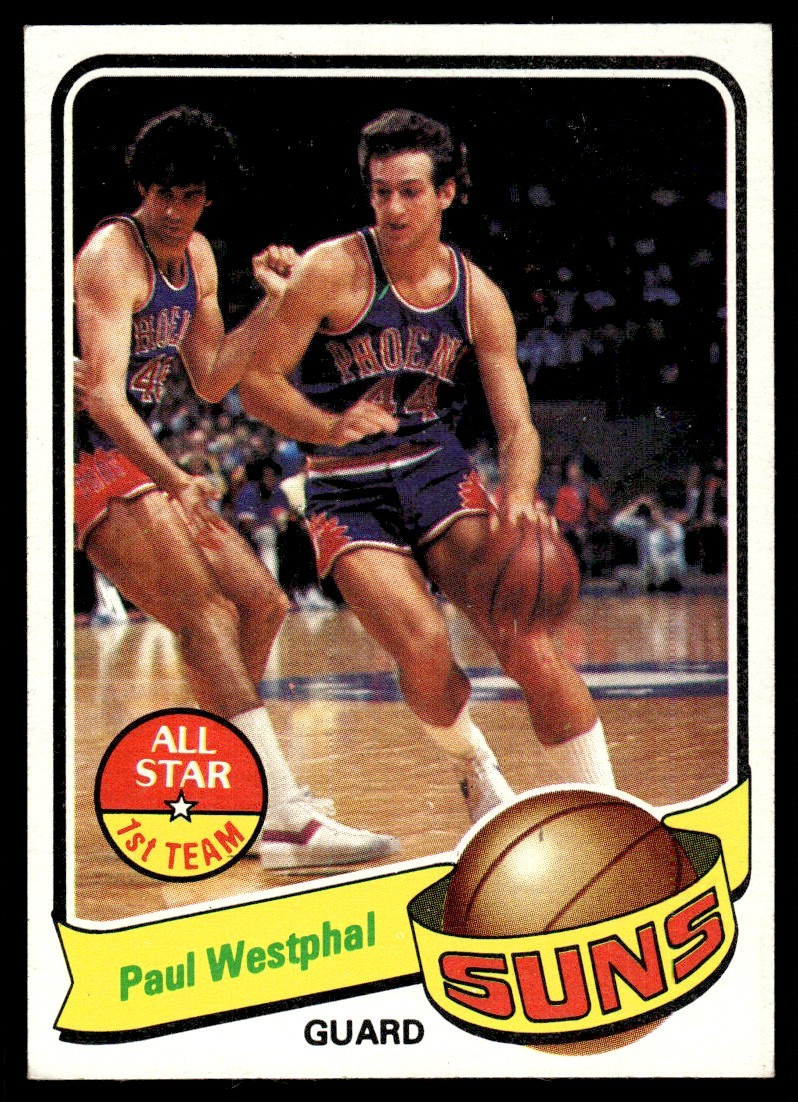 1979-80 Topps Card Basketball Paul Westphal Phoenix Suns #30 EX-MT+