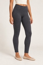 Fabletics XS RestoreKnit Ribbed Gray 7/8 Leggings Athleisure