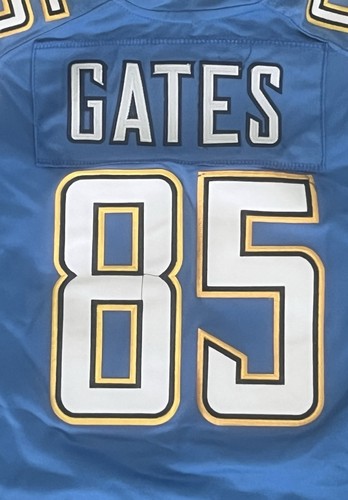 Nike San Diego Chargers Antonio Gates Football Jersey Embroidered & Sown Small - Picture 4 of 8