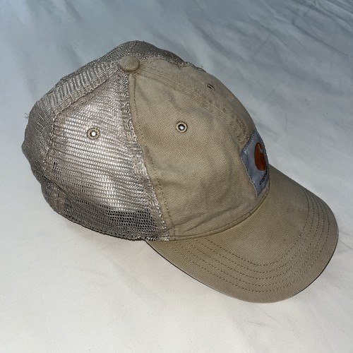 Carhartt Mesh Snapback Hat Khaki Trucker Hat pre owned Men’s Work Cal Hats Lot - Picture 2 of 24
