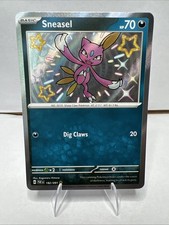 Sneasel Pokémon SV: Paldean Fates Shiny Rare 182/091 NM