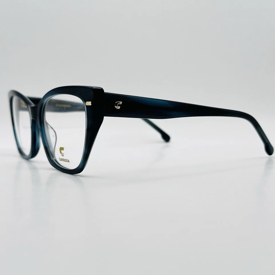 Gafas Carrera Mujer Ovaladas Verde Turquesa Ojo de Gato Mod. 3036 NUEVO Foto 4 de 4