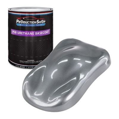 ProductionShop 1 Quart Charcoal Metallic Performance Basecoat Auto Paint