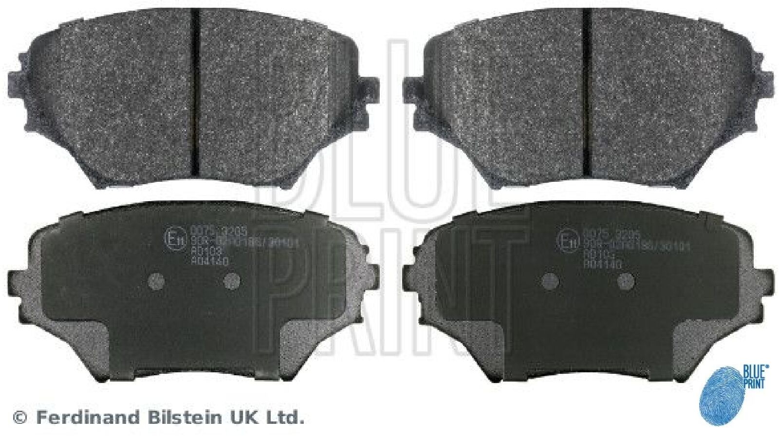 Für BLUE PRINT ADT342120 Brake Pad Set, disc brake - Bild 2