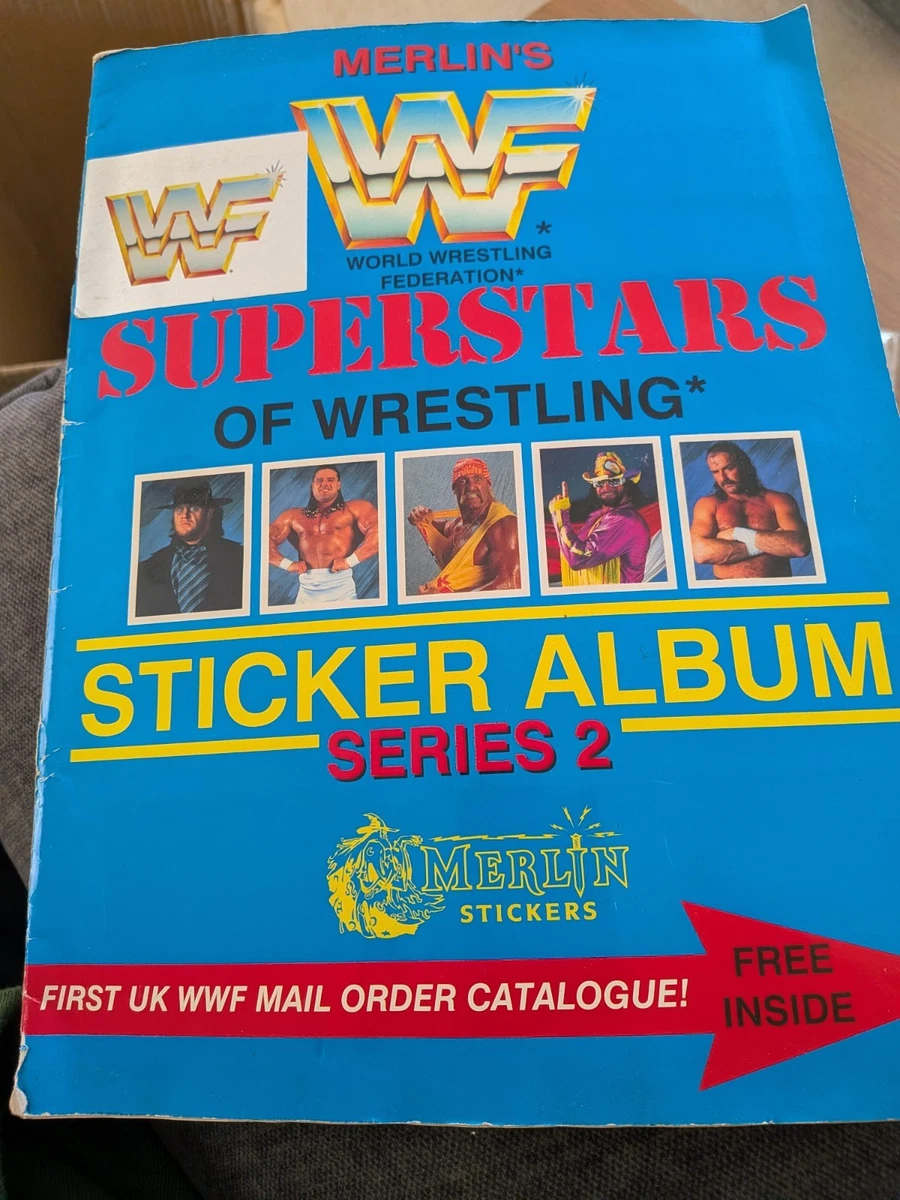 1991 WWF Superstars シール アルバム 新品未開封 Wrestling 1991 Season Collectable Sports Sports Stickers for sale