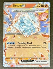 Eiscue ex 042/197 Ultra Rare Obsidian Flames Pokemon TCG Card NM+