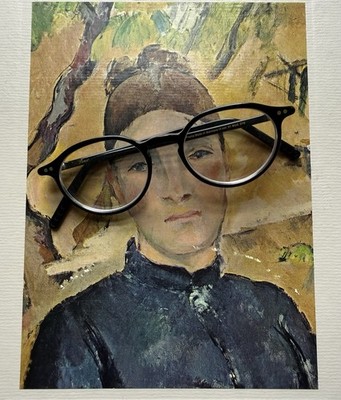 Lunor 215-01 black frames, used eyewear, eyeglasses, 