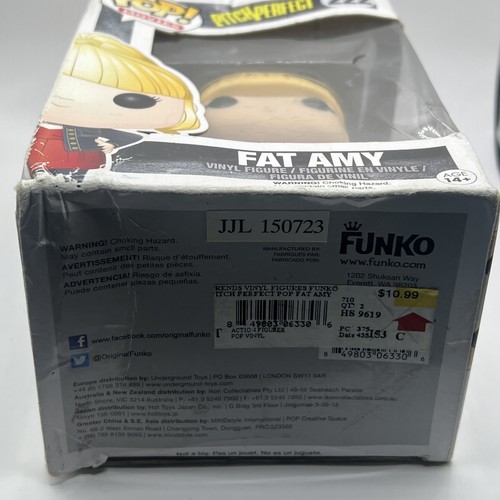 Funko! POP! Figura Vinilo: Pitch Perfect, Fat Amy #222 Caja Dañada Nueva En Muy Buen Estado - Imagen 8 de 8