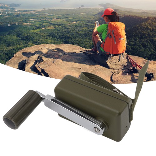 (Green)30W Hand Crank Generator Portable Manual Hand Crank Generator - Picture 23 of 24
