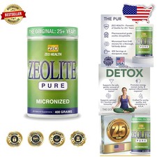 Zeolite Powder: 400 Servings Full Body Cleanse, Inflammation Support