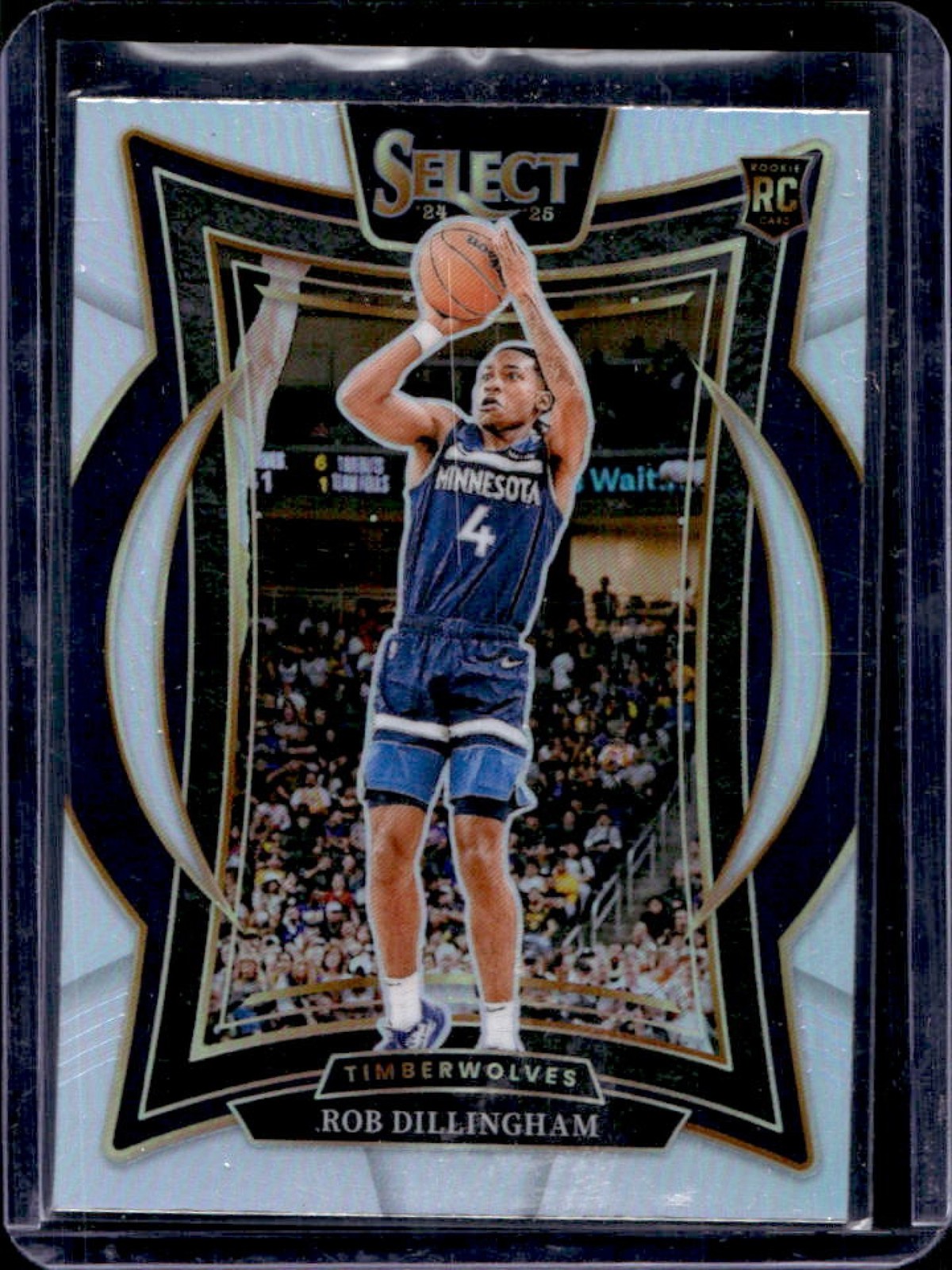2024-25 Select Rob Dillingham Concourse RC Silver Prizm #84 Timberwolves
