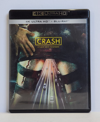 Crash 1996 4K UHD + Blu-ray 2-Disc Combo Cronenberg Germany Import Region B Rare