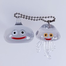 Metal Slime M size & Metal healie Dragon Quest Crystal Monsters Figure Keychain