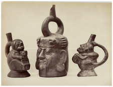 William Axon Mansell, British Museum, Peru, Terracotta Vases Vintage Albums pr