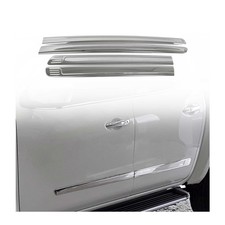 Garniture Baguette de porte latérale pour Nissan Navara 2005-2015 inox 4Pcs