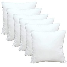 Obruosci Luxury Throw Pillow Inserts, Pack of 6, 18 x 18 18x18 Inch Pack of 6