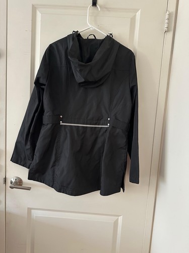 BELLISSIMO parka giacca antipioggia donna nero Jones New York in tasca giacca a vento - Foto 4 di 11