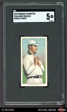 1909 T206 Kaiser Wilhelm Hands at Chest Superbas (Dodgers) VARIATION SGC 5 - EX