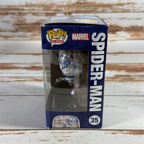 Funko Pop! Art Series Marvel Spider-Man #35 Target Exclusive Vinyl Figure - Picture 2 of 4