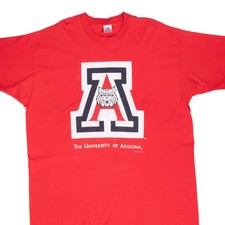 VINTAGE NCAA UNIVERSITY OF ARIZONA 1990S TEE SHIRT 2XL MADE IN USA