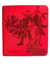 Vault X 12 Pocket Binder Red DESTINED RIVALS Laser Engraved Binder