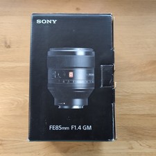 Sony 85mm f1.4 FE GM Camera Lens mint Condition & fully boxed. SEL85F14GM