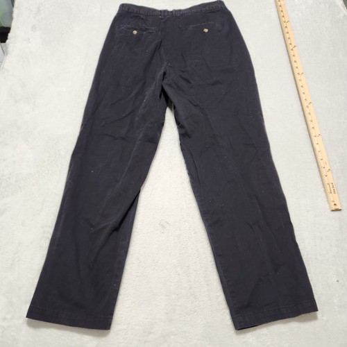 Anchor Blue Relaxed Black Jeans Size 34 (Fits 32) Baggy Y2K 90s Skater - Picture 5 of 7