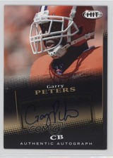 2015 Sage Hit Auto Black Garry Peters #A100 Auto 4g6